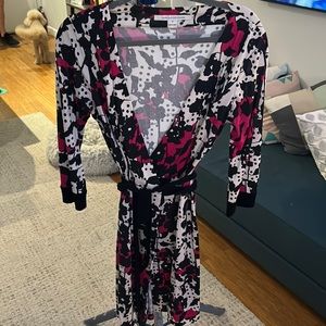 DVF wrap dress. Wear to work or a day/night out.